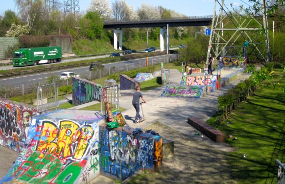 Tussen Olgapark en Neue Mitte Oberhausen